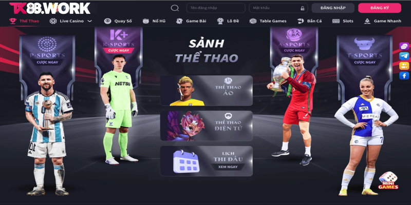 Các sảnh chơi ăn khách tại TX88