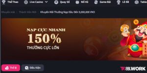 Tx88 thưởng nạp 150%